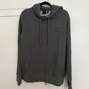 Psycho Bunny Charcoal Hoodie with Logo